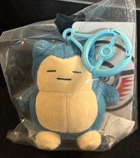 New Pokemon Center Original Snorlax Plush Pokemon Dolls Key Chain US Seller NWT