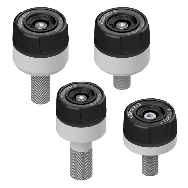 GBRacing Black Spindle Protector Set - Front and Rear Honda CBR 600 RR 2024-2026