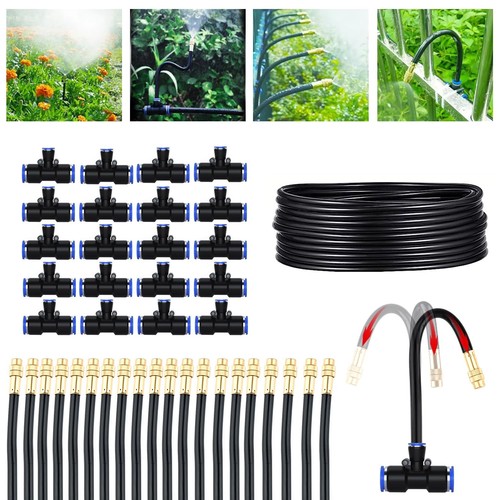 Greenhouse Drip Irrigation Kit Automatic Irrigation System 360°Adjustable 20 ...