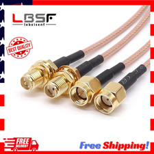 1Pcs RG316 SMA Male to SMA Female Lot RF Coax Jumper Pigtail Extension Cable