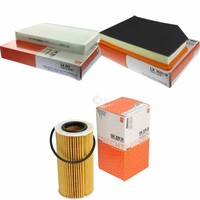 Mahle / Knecht Innenraumfilter LA 387 Luftfilter LX 1591/9 ÖLfilter OX 370D