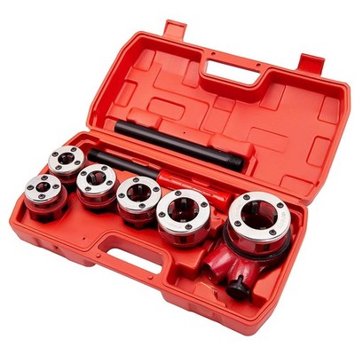 Pipe Threader Kit, Ratchet Pipe Threader Kit Manual Ratcheting Pipe Threading...
