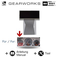 Tacho Display für MERCEDES CLK W208 Anzeige Kombiinstrument LCD LINKS V1 Tacho Display für MERCEDES CLK W208 Anzeige Kombiinstrument LCD LINKS V1