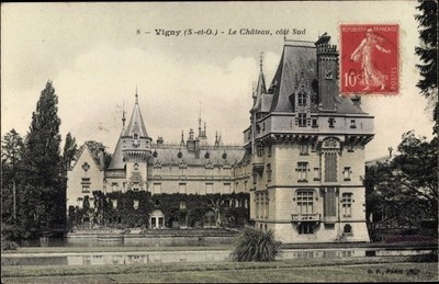 Ak Vigny Val d Oise, Le Chateau - 2879810