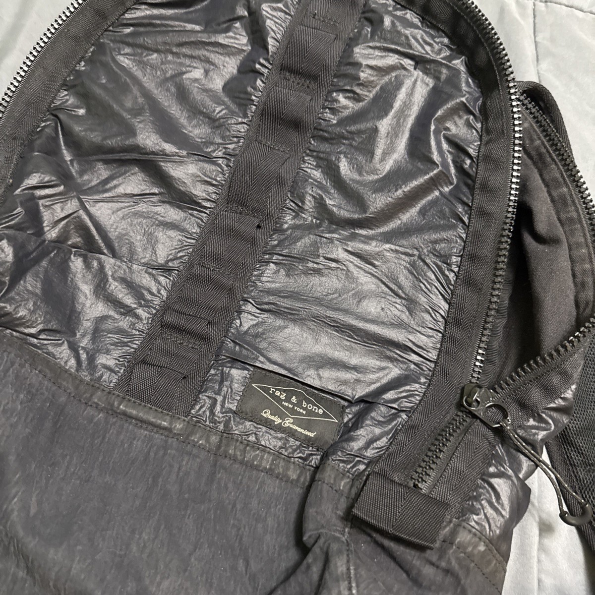 rag & bone Black Nylon Backpack with Silver Hardware Rag & Bone Nylon Backpack - Black Backpacks, Handbags  main image 4