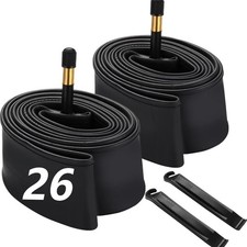 26x1.95/26x2.10/26x2.125 inch Bike Tube with AV48mm Schrader Valve Mountain B...