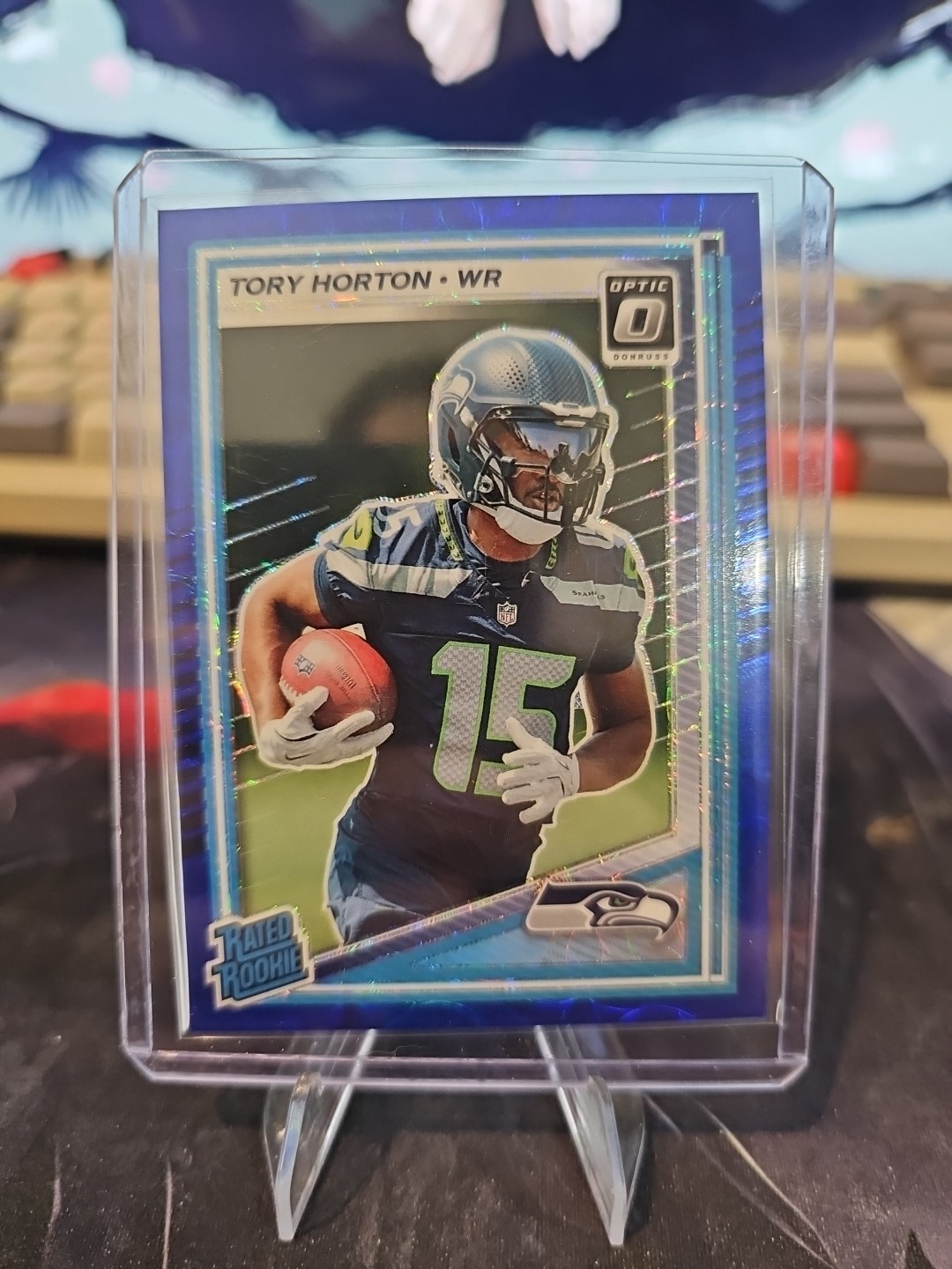 2025 Panini Donruss Optic Tory Horton Rated Rookie Blue Scope Prizm RC #295