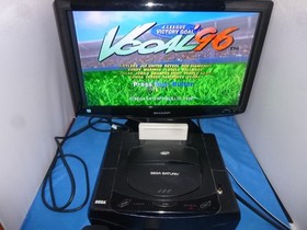 Sega Saturn system console Virtua Fighter in box bundle Nights Play Import READ