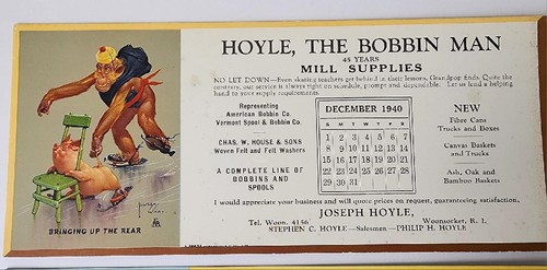 1940 LAWSON WOOD MONKEYS TINTENLÖSCHER JOSEPH HOYLE SPULEN WOONSOCKET RI. - Bild 4 von 10