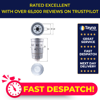 Fuel Filter fits ROVER MAESTRO 1.6 2.0D 90 to 95 Mahle ADU9779 GFE5297 Quality