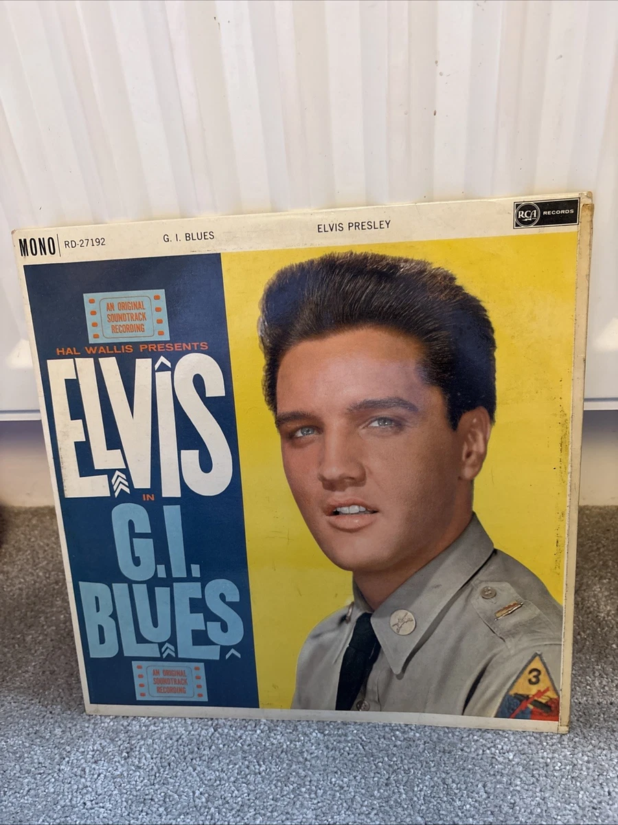 Elvis Presley G.I. Blues UK(英)盤 LP Mono Elvis Presley - G.I. Blues - 1960 - Mono Long-Play 1S/1S FIRST