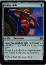 Spider-Suit 176 Uncommon Marvel's Spider-Man Magic: The Gathering Foil Near Mint