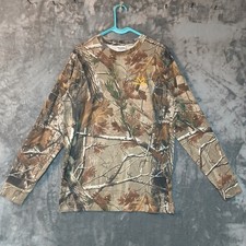 REALTREE LONG SLEEVE T SHIRT MENS L CAMO HUNTING AP