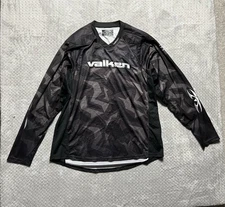 VALKEN CRUSADE PAINTBALL JERSEY - ADULT SIZE EXTRA LARGE XL - BLACK /GREY - OG