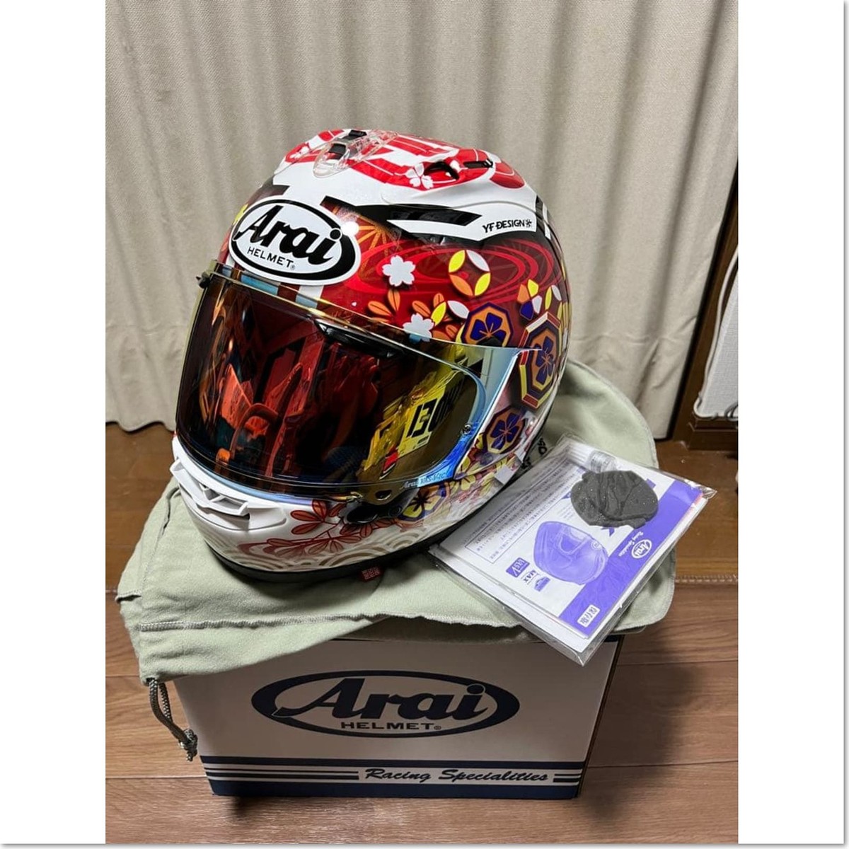 Arai RX-7X Nakagami GP3 XL Helmet Used Japan | eBay