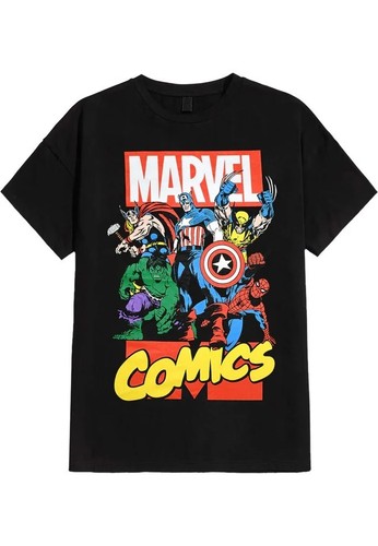 Marvel Comics Classic Superheroes Retro Graphic T shirt