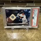 2022 Topps Now 616 AARON JUDGE Game Used Baseball /99 Relic 200 Career HR PSA 10