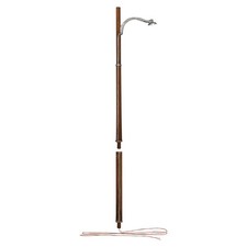 Woodland Scenics O Street Lights Wooden Pole 2 WOOJP5646 Electrical 