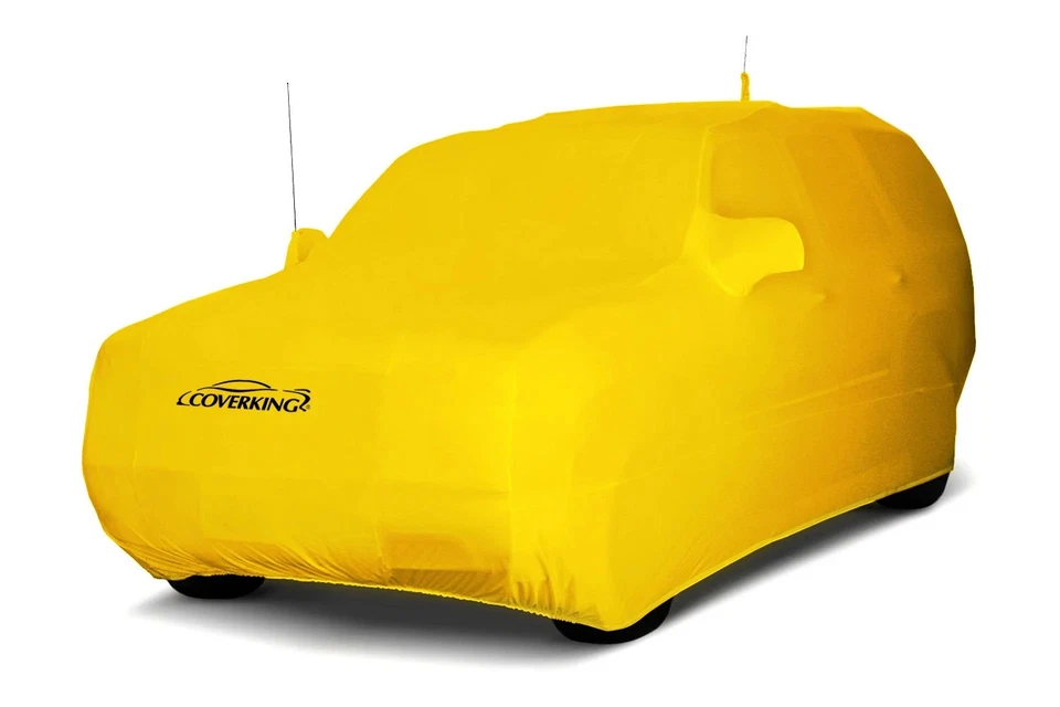 For Hyundai Tucson 22-24 Satin Stretch Indoor Velocity Yellow Custom Car Cover Foto 3 de 4