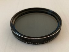 Vivitar 49mm circular polarizing filter with hard plastic case - made in Japan
