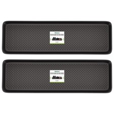 2 Pack Rubber Extra Large Shoe Tray for Entryway,Long Boot Tray,Slim Boot Mat...