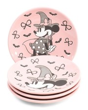Disney | Minnie As Witch 4pc Set Ceramic AppetizerDessert Plates