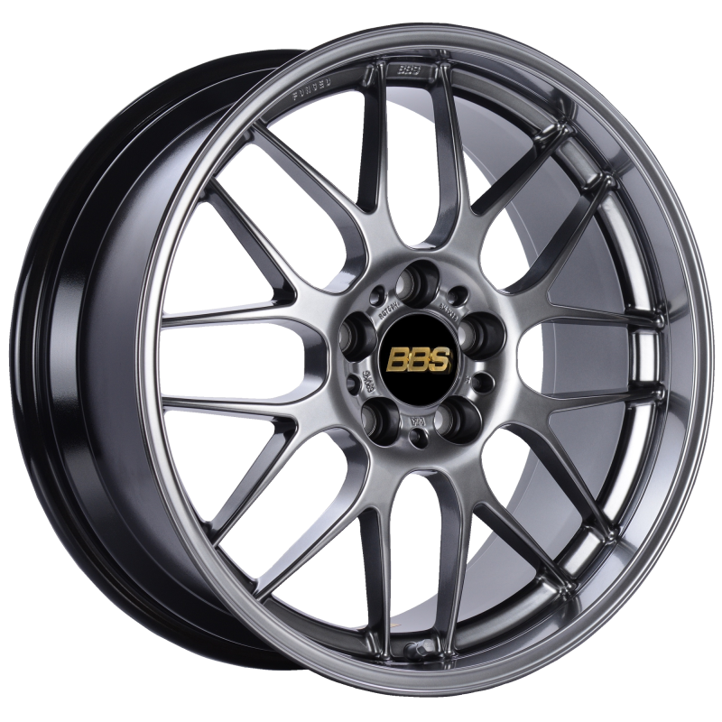 BBS RG762HDBK RG-R 18x9 Diamond Black 1-Piece Forged 8-Spoke Wheel