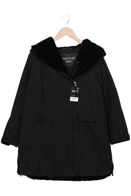 WEEKEND Max Mara Mantel Damen Jacke Parka Gr. EU 36 Wolle Seide Schwarz #tor6lvo
