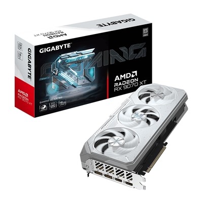 Gigabyte Amd Radeon Rx 9070 Xt Gaming Oc Ice 16Gb Gddr6 Grafikkarte 4096 Strea