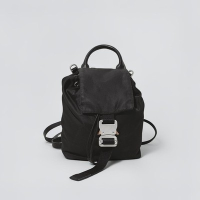 ALYX Tank Backpack Black Nylon Cow Leather Pre-owned All-season