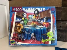 Goosebumps - PUZZLE "Say Cheese and Die Again", 100Pc, Vintage 1995, COMPLETE!