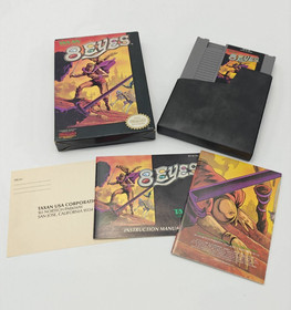 8 Eyes &ndash; 1989 Vintage Nintendo NES Game CIB Complete Authentic Cart