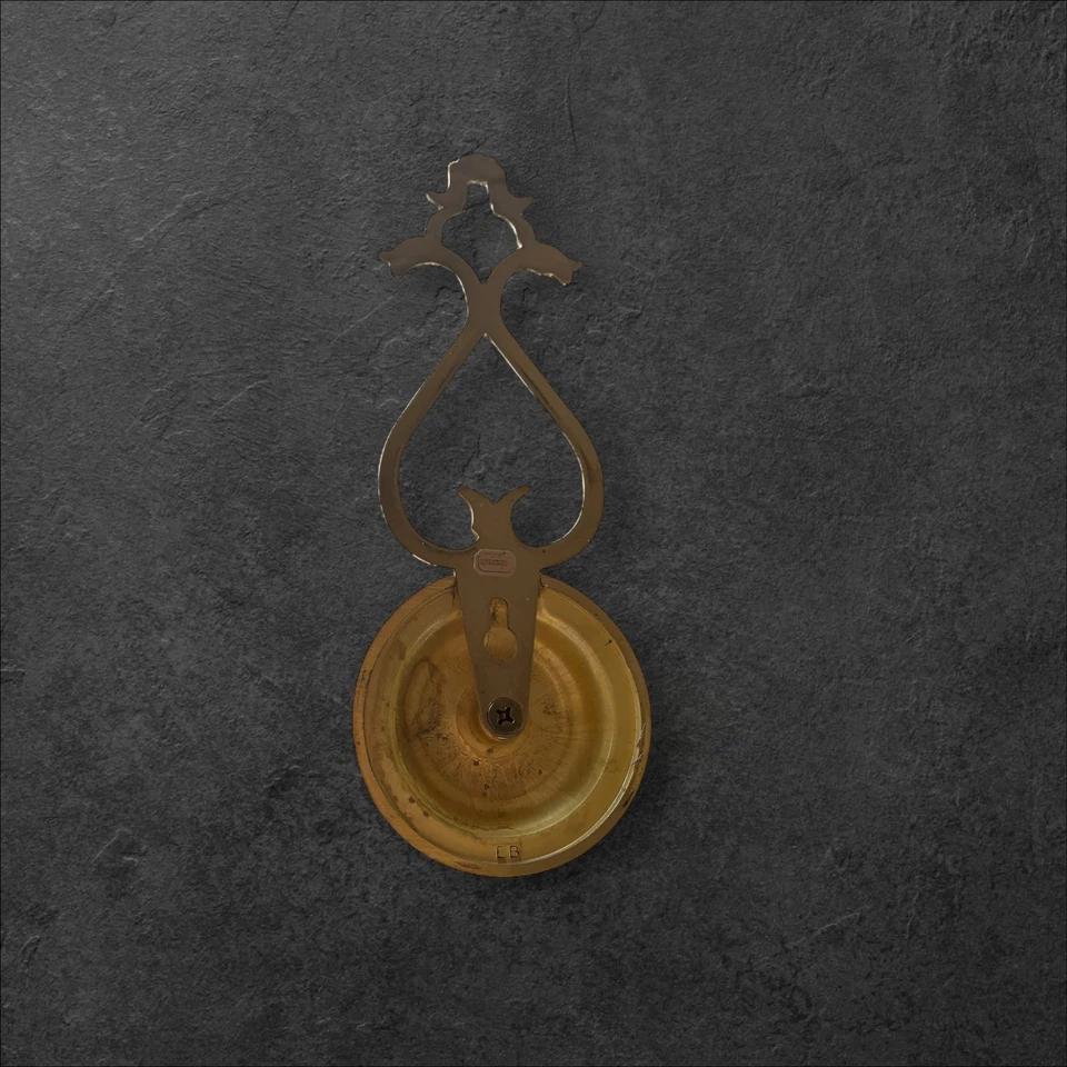 Colonial Williamsburg Style Brass Candle Wall Scones, set of TWO - Image 4 of 4