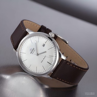Orient Bambino Automatik Herrenuhr TAC0000EW0 Silber