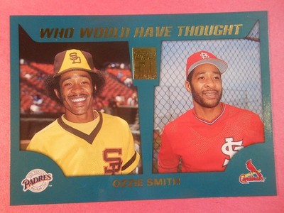 2001 Topps Traded & Rookies Who Would Have Thought Ozzie Smith #WWHT2 HOF