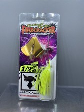 Jackall Firecracker 1/2oz Buzzbait Chartreuse Back Pearl JFCRA12-CHBP