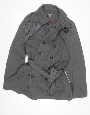 Grauer Trenchcoat Damen UK Größe 2XL Jeff Banks