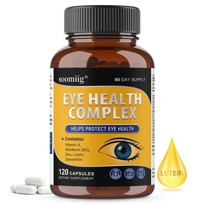 Soomiig Augengesundheitsergänzungsmittel mit Lutein-Zeaxanthin,30/60/120 Kapseln