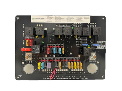 #ad #ad PRECISIONWORKS MFG BERTHOUD MAIN BOARD ELECTRIC FUSE RELAY CENTER 0032192 70 $349.99