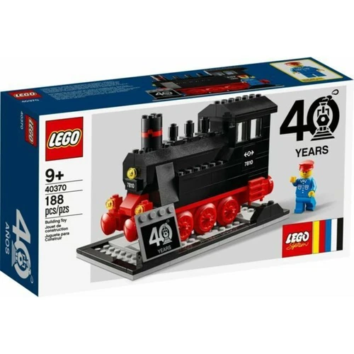 Lego 40 Year Steam Train Exclusive (40370) | Collection | Gift | Desk Decoration