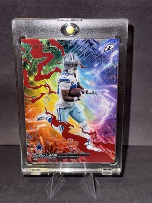 🏈 CeeDee LAMB /199 - CRIMSON SURGE  2025-26 Topps Resurgence #CB-15 BREAKERS🔥