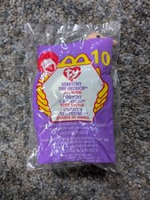 Ty Teenie Beanie Baby Stretchy the Ostrich 10 McDonalds Happy Meal Toy 1999