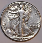 1941-P Walking Liberty Silver Half Dollar - XF/AU - #9551D