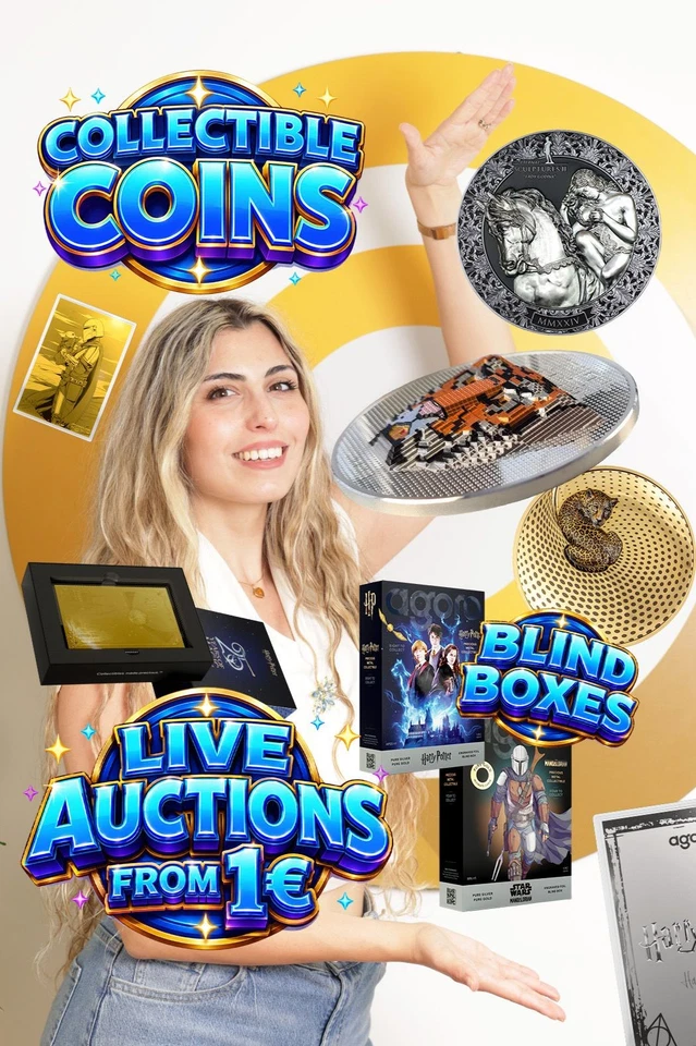 MODERN COLLECTIBLE COINS - AUCTIONS & BLIND BOXES!