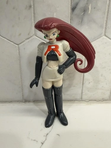 Pokemon Jessie 6" Figure TOMY 1998 Team Rocket Jesse Action Vintage Toy Figurine