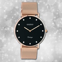 Oozoo Unisexuhr Vintage Series C20239 RoséGold Edelstahlarmband Quarz UOC20239