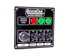 50-825 Ignition Panel Black W/2 ACC.  Lights