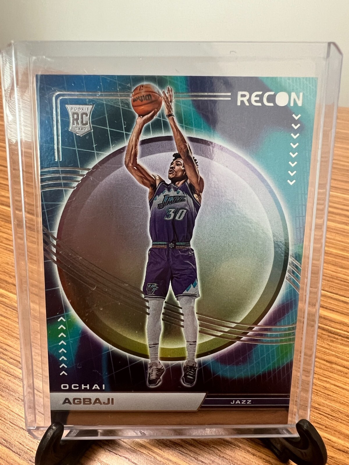 OCHAI AGBAJI 2022-23 PANINI RECON #238 ROOKIE UTAH JAZZ RC