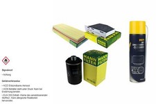 MANN FILTER Paket MANNOL Klimareiniger für VW Golf IV Cabriolet 1E7 2.0 EOS 1F7