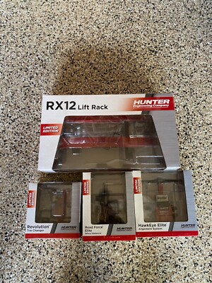 1/18 SPEC CAST HUNTER ENGINEERING LIFT TIRE CHANGER BALANCER, ALIGNMENT SYSTEM